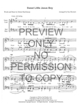 Sweet Little Jesus Boy — sheet music preview, arranged by Kay Bromert