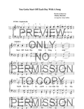 You Gotta Start Off Each Day With A Song — sheet music preview, arranged by Sonny Steffan