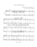 Say It With Music — sheet music preview, arranged by Flora Beth Cunningham