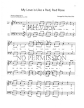 My Love Is Like A Red, Red Rose — sheet music preview, arranged by Hilary Allen
