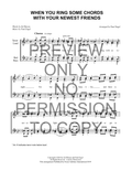 When You Ring Some Chords With Your Newest Friends — sheet music preview, arranged by Paul Engel