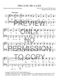 Ob-La-Di, Ob-La-Da — sheet music preview, arranged by Karen McCarville