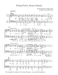 Swing Down Sweet Chariot — sheet music preview, arranged by Karen McCarville