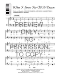 When I Grow Too Old To Dream — sheet music preview, arranged by Nancy Bergman