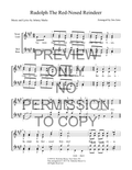 Rudolph The Red Nosed Reindeer — sheet music preview, arranged by Jim Arns