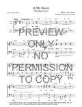 In My Room — sheet music preview, arranged by Karen McCarville