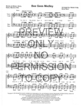 Bee Gees Medley — sheet music preview, arranged by Brian Beck