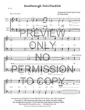 Scarborough Fair Canticle — sheet music preview, arranged by Diane Butler