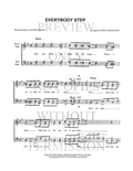 Everybody Step — sheet music preview, arranged by Linda Edmondson