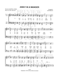 Away In A Manger — sheet music preview, arranged by Joni Bescos