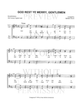 God Rest Ye Merry Gentlemen — sheet music preview, arranged by Renee Craig