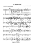 I'm All Alone — sheet music preview, arranged by Floyd Connett