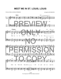 Meet Me In St. Louis, Louis — sheet music preview, arranged by Joni Bescos