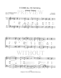 O Come All Ye Faithful — sheet music preview, arranged by Joni Bescos