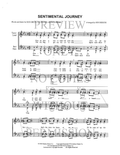 Sentimental Journey — sheet music preview, arranged by Joni Bescos