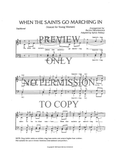 YW - When The Saints Go Marching In — sheet music preview, arranged by Aileen Nightingale