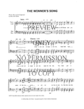 The Winners' Song — sheet music preview, arranged by Mary Ann Wydra