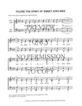 You're The Spirit Of Sweet Adelines — sheet music preview, arranged by Lynnell Diamond